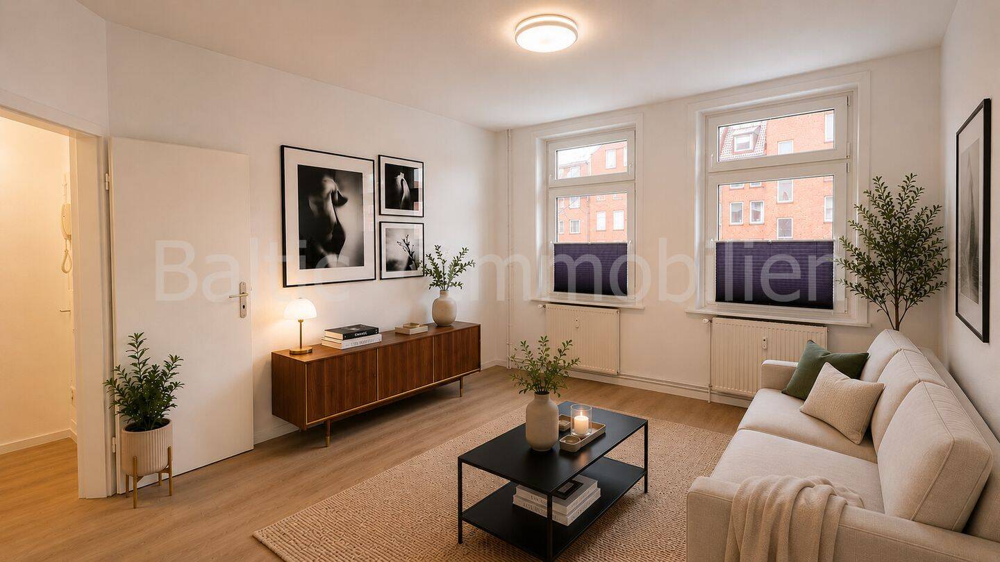 Sanierte Zwei-Zimmer-Eigentumswohnung! – Lübeck – Vorschaubild 2