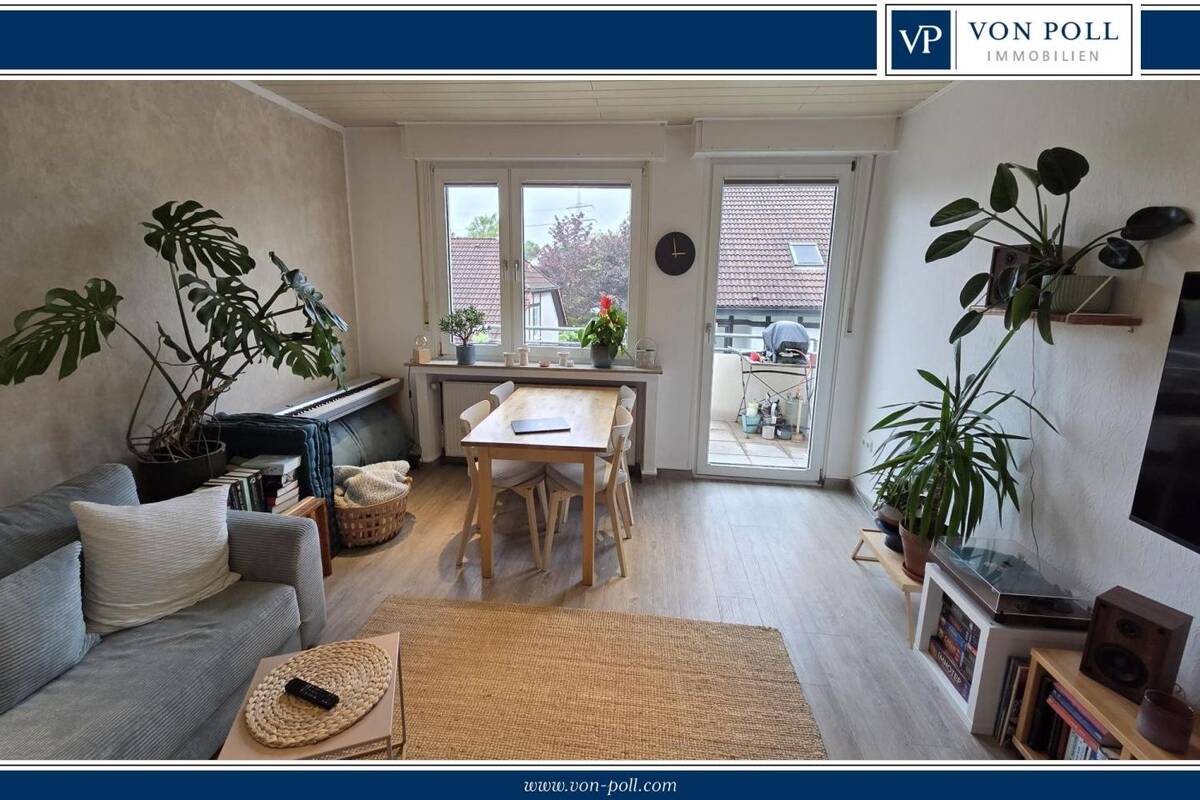 Lichtdurchflutete 3,5-Zimmer-Wohnung mit Balkon und tollem Ausblick – 44265 Dortmund – Bild 1 von 9
