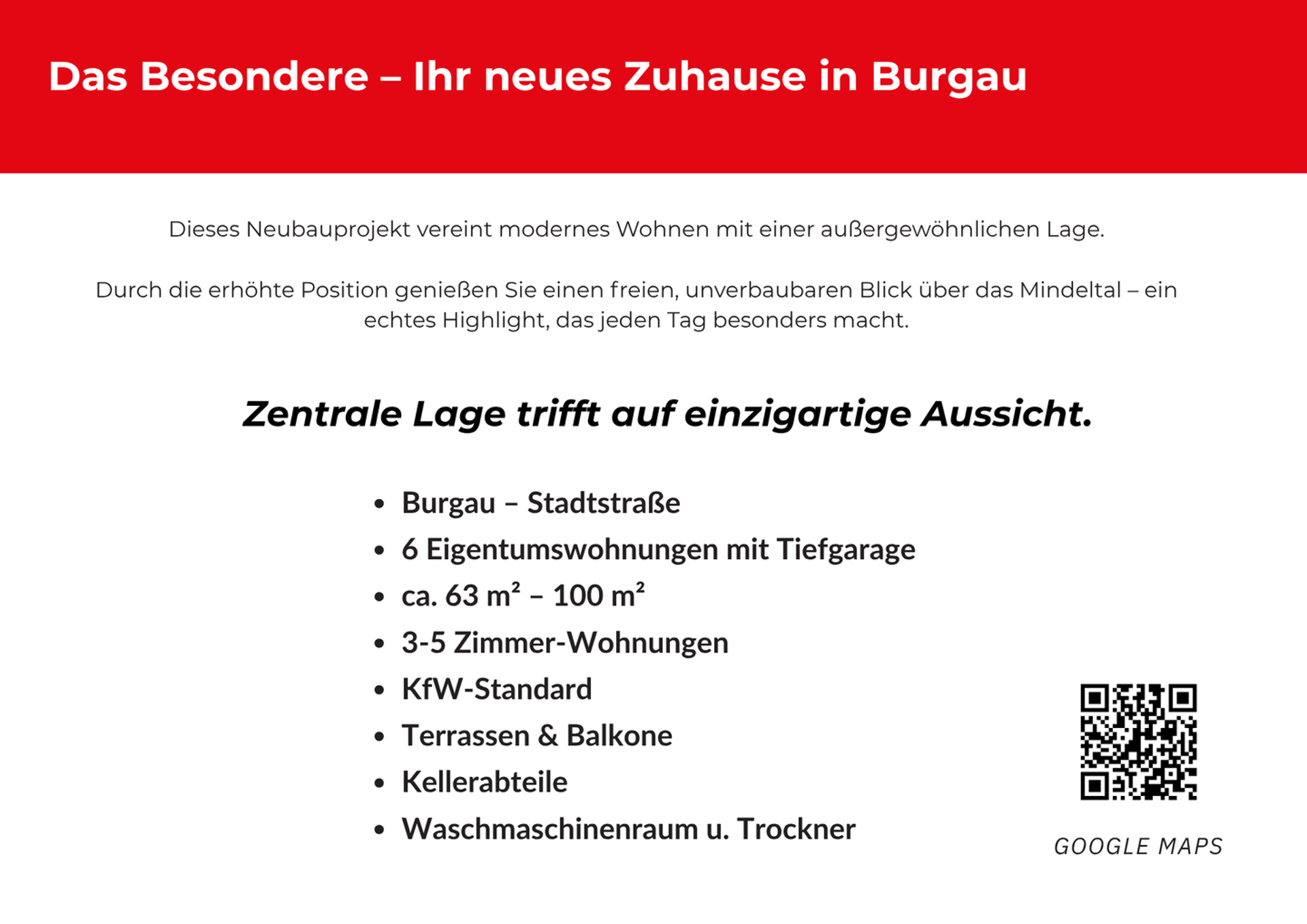 Etagenwohnung in 89331 Burgau mit 63 m² kaufen