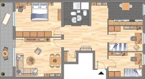 Familienfreundliche 4-Zimmer-Wohnung in Bremen Mit Kinderspielplatz – 28779 Bremen – Vorschaubild 2