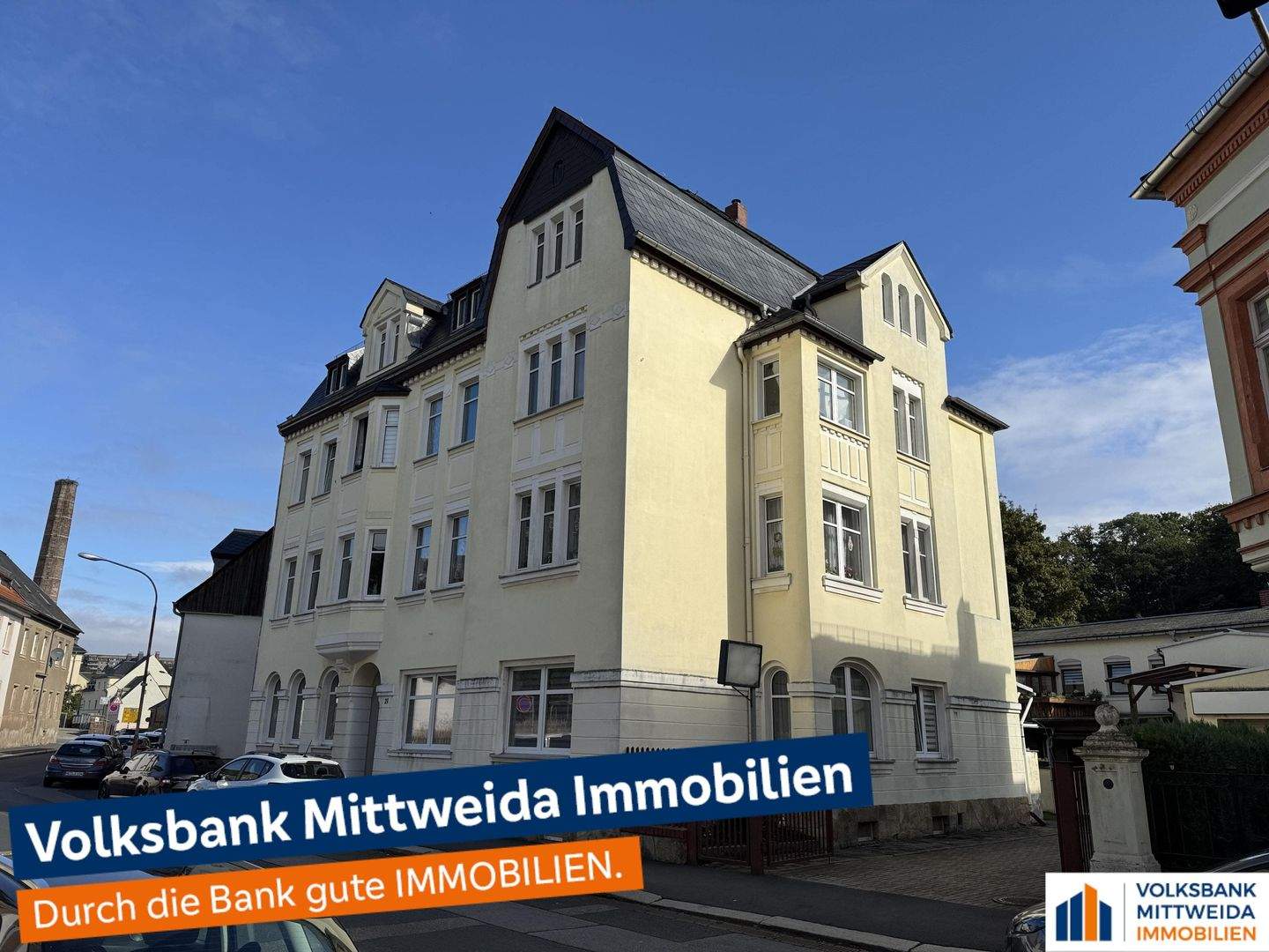 Mehrfamilienhaus in zentraler Lage mit Potenzial für Kapitalanleger! – Hainichen – Bild 1 von 9