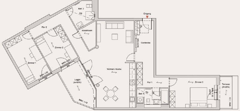 Perfekt für mich: schöne 4-Zimmer Wohnung im Erstbezug – Leipzig – Vorschaubild 4