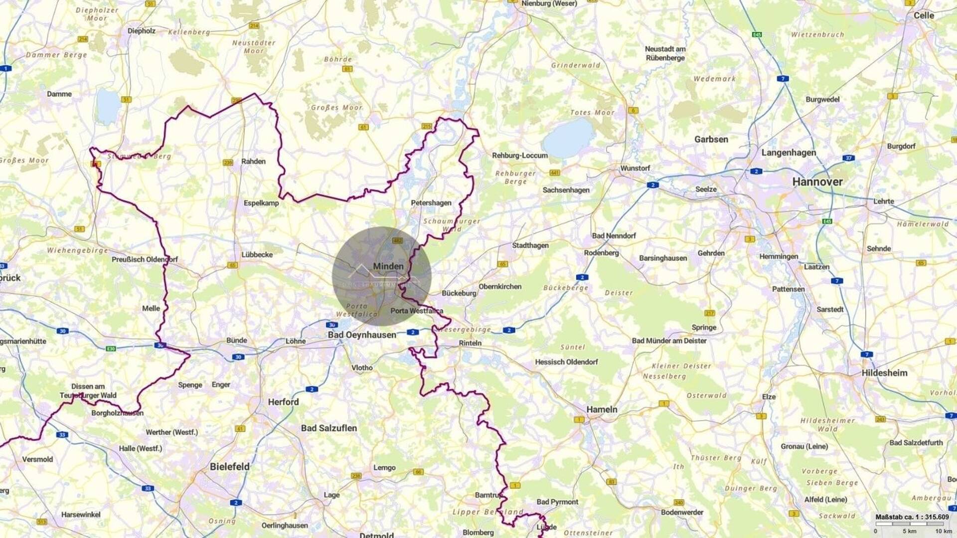 Terrassenwohnung in 32427 Minden mit 89 m² kaufen