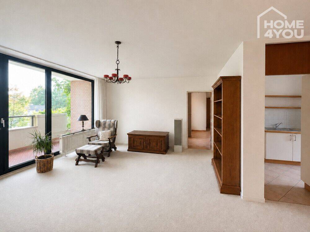 Top Kapitalanlage im Grünen, 102 qm, 2.OG, 2 SZ, KDB, Gäste-WC, Abstellka., 2 Balkone, Keller&Aufzug – Köln – Vorschaubild 6