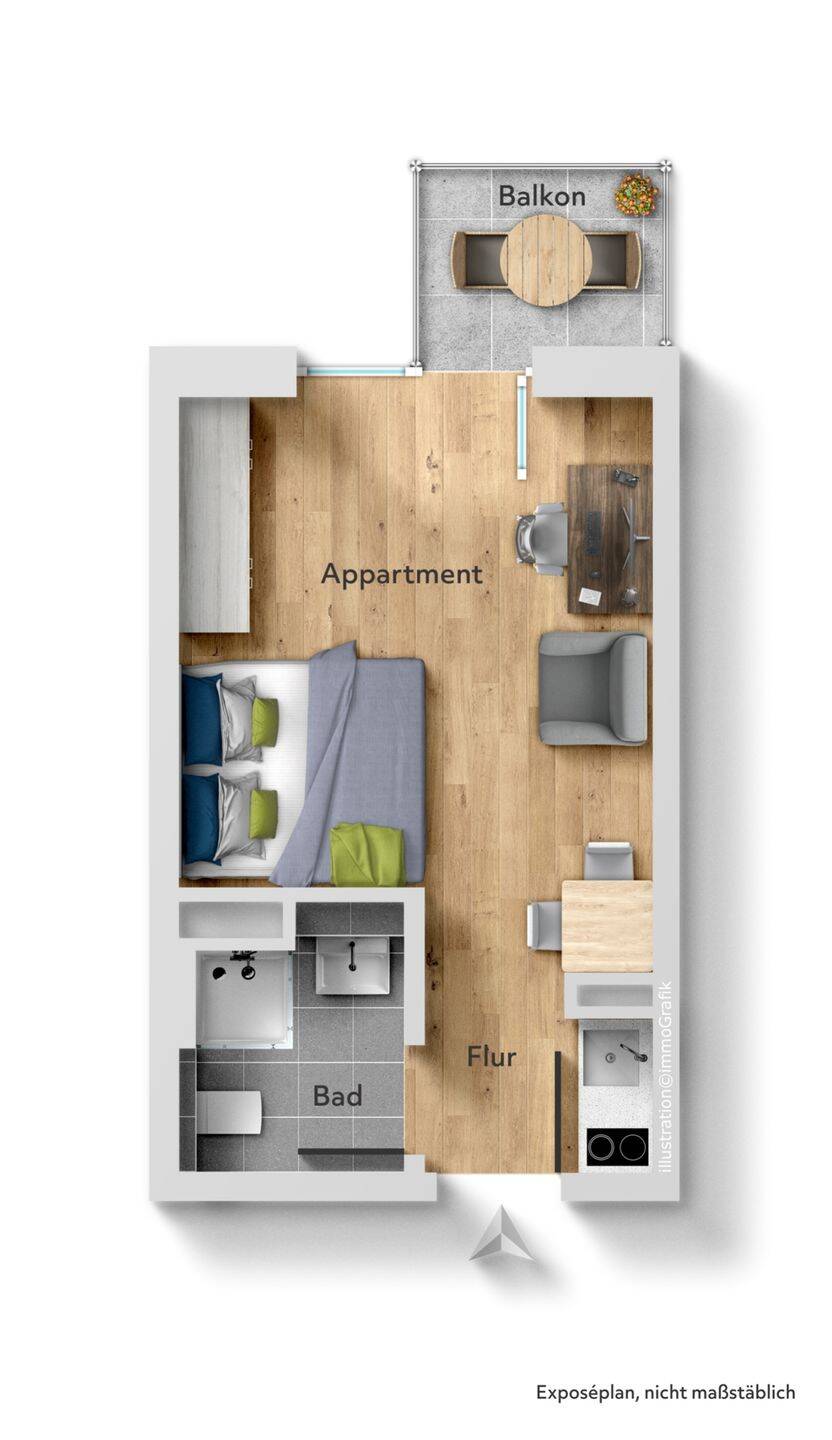 Kapitalanlage in Berlin-Mitte: Studio-Apartment nahe Alexanderplatz – Berlin – Vorschaubild 4