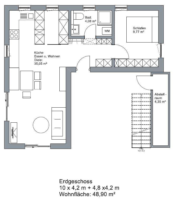NEUBAUPROJEKT individuell planbar I Mobiles Einfamilienhaus zum Kauf I Deutschlandweit realisierbar I Grundstück zur Pacht – Ingolstadt – Vorschaubild 4