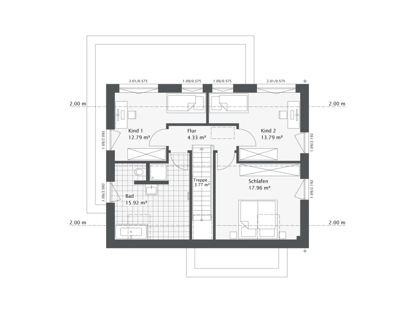 Neubauprojekt mit Charme - Ihr KfW 40 mit QNG Einfamilienhaus – Solingen – Vorschaubild 4