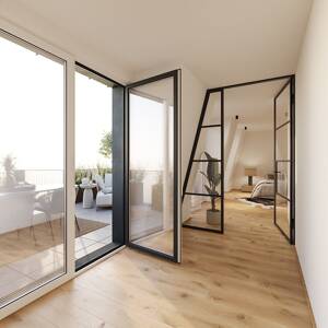 Penthouse Neubau Erstbezug: Exklusives Leben über den Dächern Bremens, 2 Zimmer,in Haus B – 28207 Bremen – Vorschaubild 3