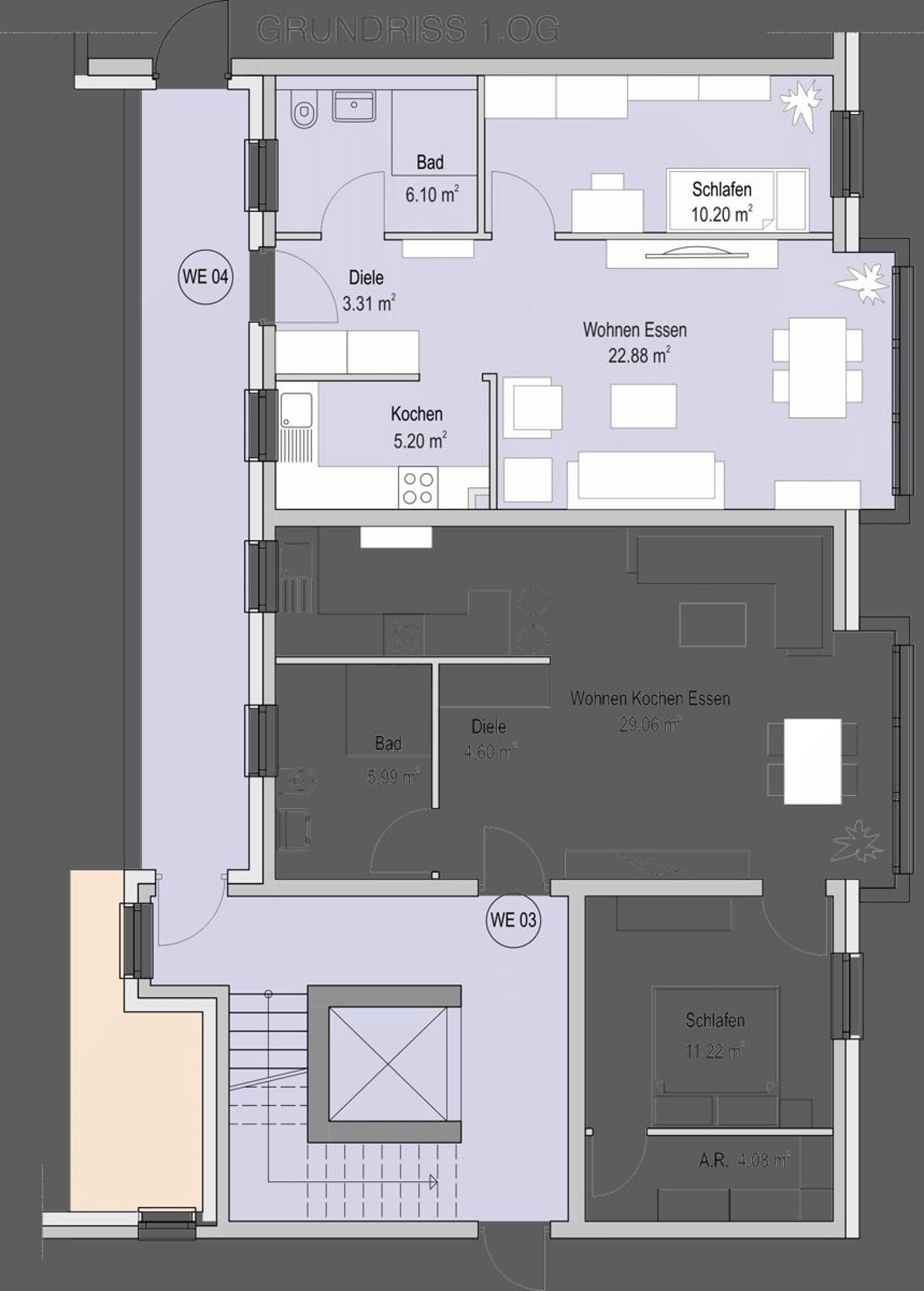 Etagenwohnung in 47798 Krefeld mit 47,69 m² kaufen