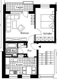 2-Zimmer-Wohnung in Bielefeld Schildesche – Bielefeld – Vorschaubild 2