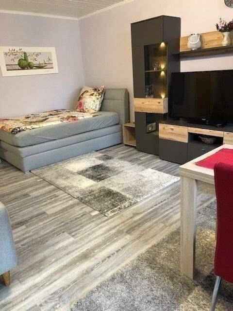Vollmöblierte Singelwohnung im Grünen