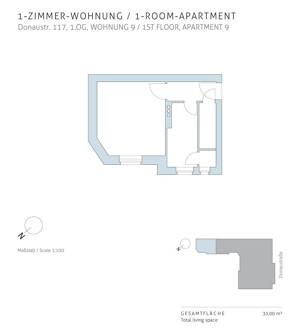 Erstattung der Erwerbsnebenkosten: Vermietete 1-Zimmerwohnung in Neukölln als top Investment – 12043 Berlin – Vorschaubild 6