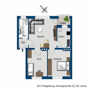 ideal für WG's – 39114 Magdeburg – Vorschaubild 2