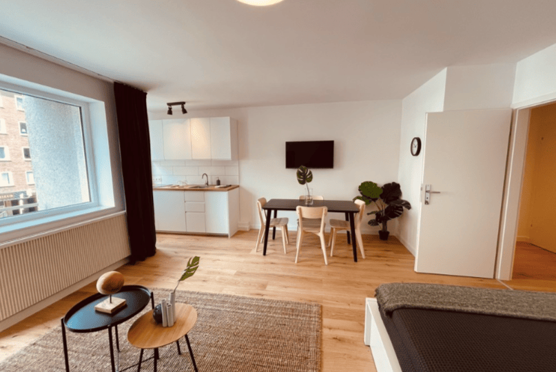 Hochwertig sanierte & möblierte Wohnung mit Balkon - fußläufig in die Innenstadt – Düsseldorf – Vorschaubild 4