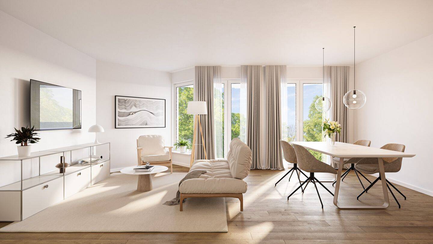 City-Refugium mit Anspruch - moderne 2-Zimmer-Wohnungen in Bestlage