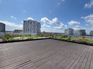 Private Dachterrasse (70 qm) & Garten (120 qm) und Elbphiblick im 9. OG mit Fitness, Co-Working uvm. – 20457 Hamburg – Vorschaubild 3