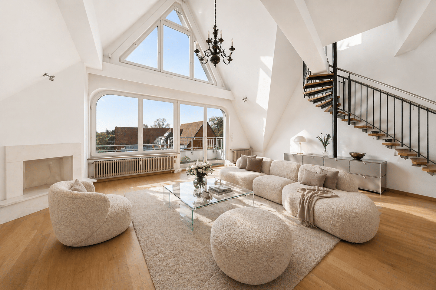 6.466- pro QM- EINZIGARTIGE DACH-MAISONETTE MIT WEITBLICK über Berlin - Villenlage Dahlem – Berlin – Vorschaubild 5