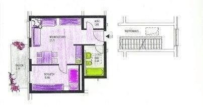 2 Zimmer Wohnung - Mozartstraße 53, Erlangen – Erlangen – Vorschaubild 3