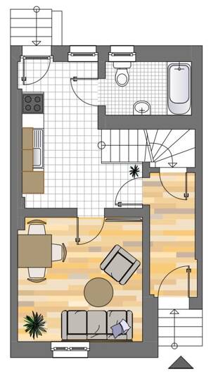 Helle 3 Zimmer-Wohnung in Dortmund Derne (WBS zwingend erforderlich) – 44329 Dortmund – Vorschaubild 3
