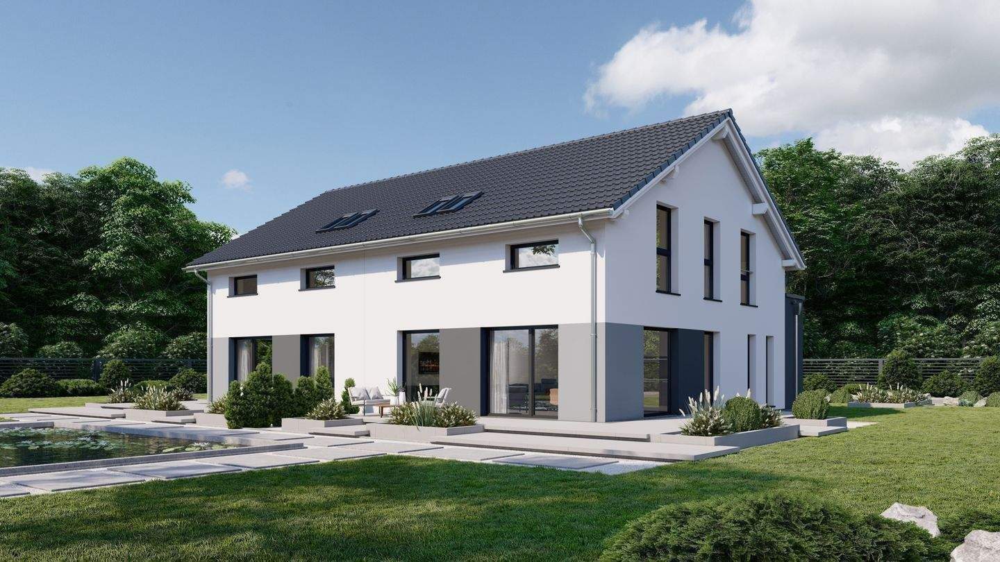 komplettes Doppelhaus für zwei Familien – Niestetal – Bild 1 von 9