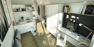 Nur für STUDENTEN! Moderne möblierte 1-Zimmer-Apartements in Darmstadt-Eberstadt***H2F – 64297 Darmstadt – Vorschaubild 3