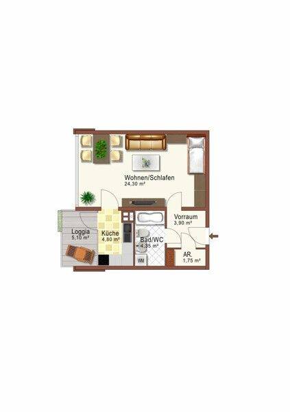 Gemütliche 1-Zimmer-Wohnung – Dortmund – Vorschaubild 2
