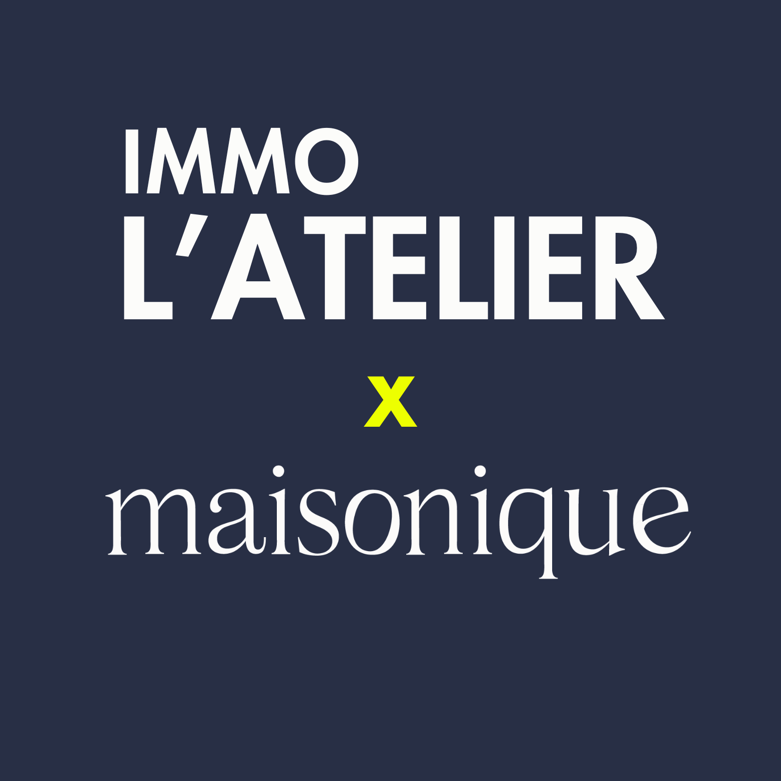 Immo l'Atelier logo