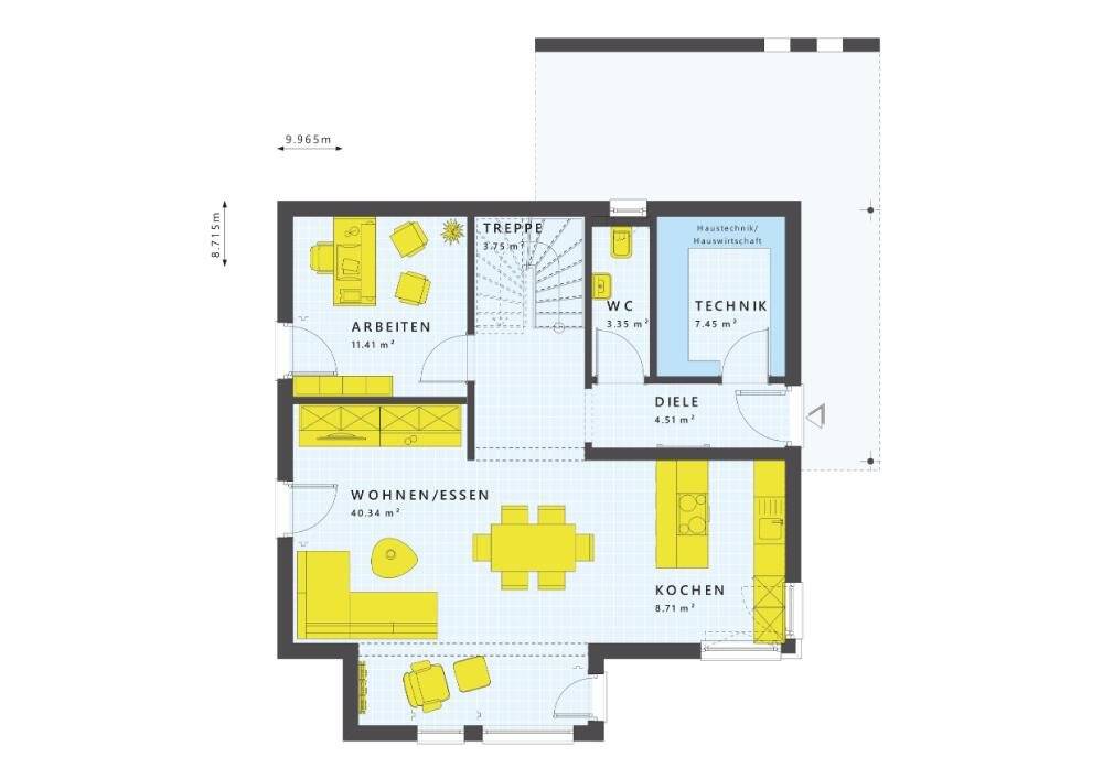 INKLUSIVE GRUNDSTÜCK! Küche inklusive! Familienoase zum Wohlfühlen von LivingHaus! – Waldachtal – Vorschaubild 3