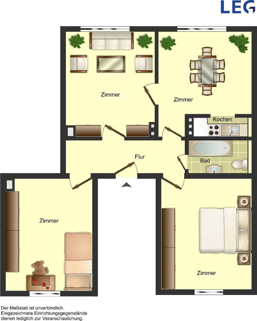 3-Zimmer-Wohnung in Solingen Mitte