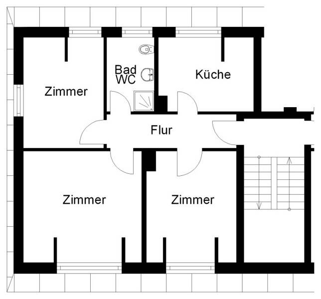 Helle 3-Zimmer-Wohnung am Kalkhügel in Osnabrück! – Osnabrück – Vorschaubild 2