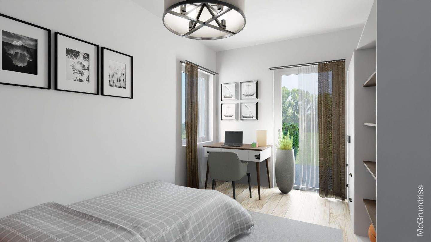 Barrierefreie 3-Zimmer-Neubauwohnung mit Terrasse u. eigenem Garten - ruhig wohnen in Regensburg – Regensburg – Vorschaubild 9