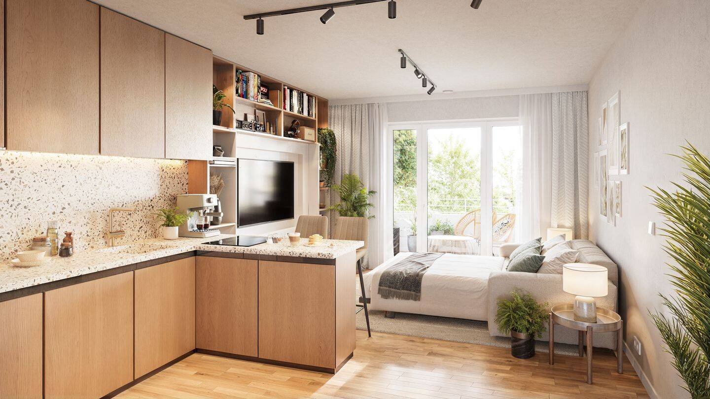 KfW-Förderung möglich!: 1-Zimmer-Eigentumswohnung mit Südbalkon in Weißensee – Berlin – Vorschaubild 2