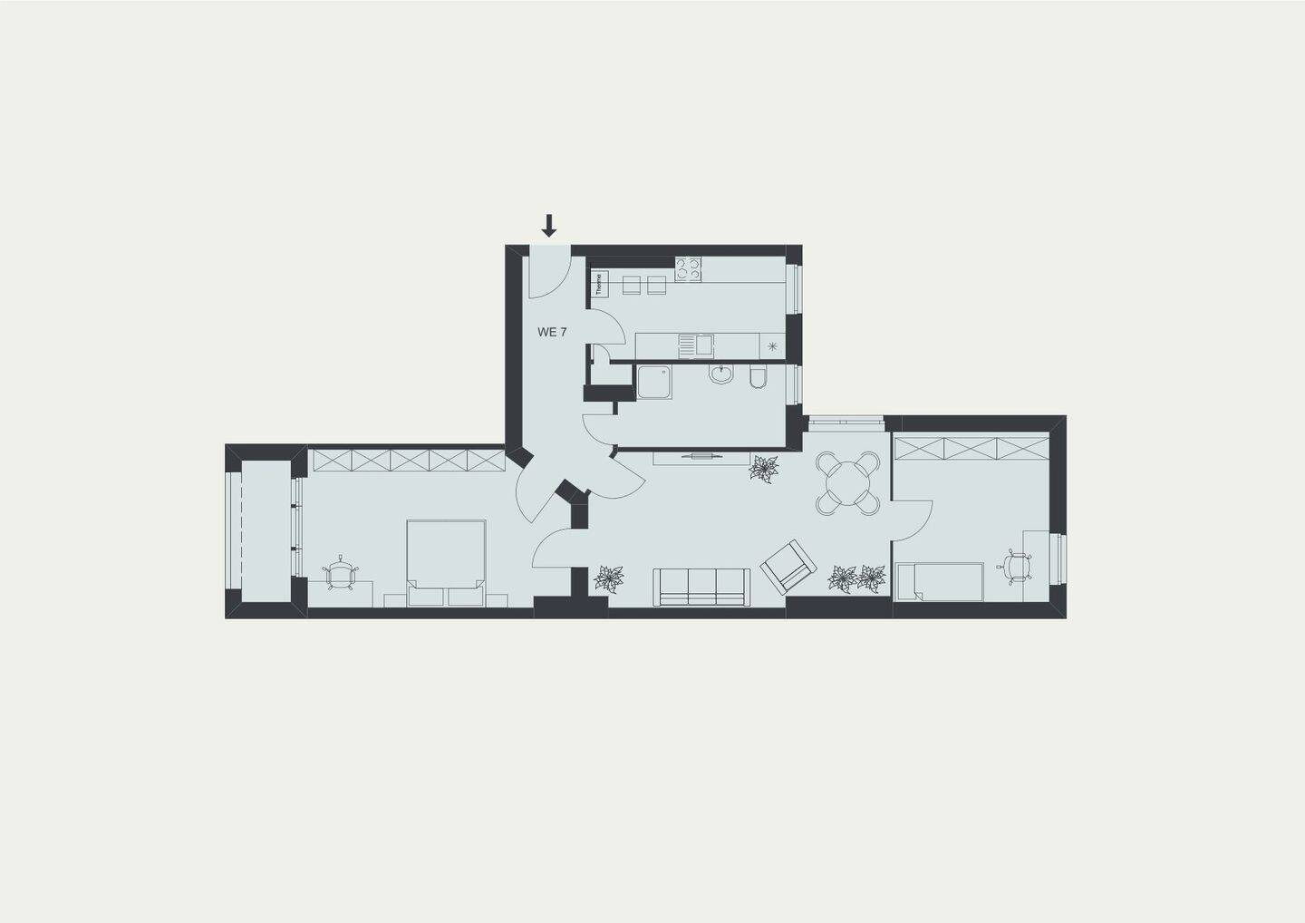 Bezugsfreie, großzügige 3-Zimmer-Altbauwohnung mit Balkon in grüner, ruhiger Lage in Reinickendorf! – Berlin – Vorschaubild 2