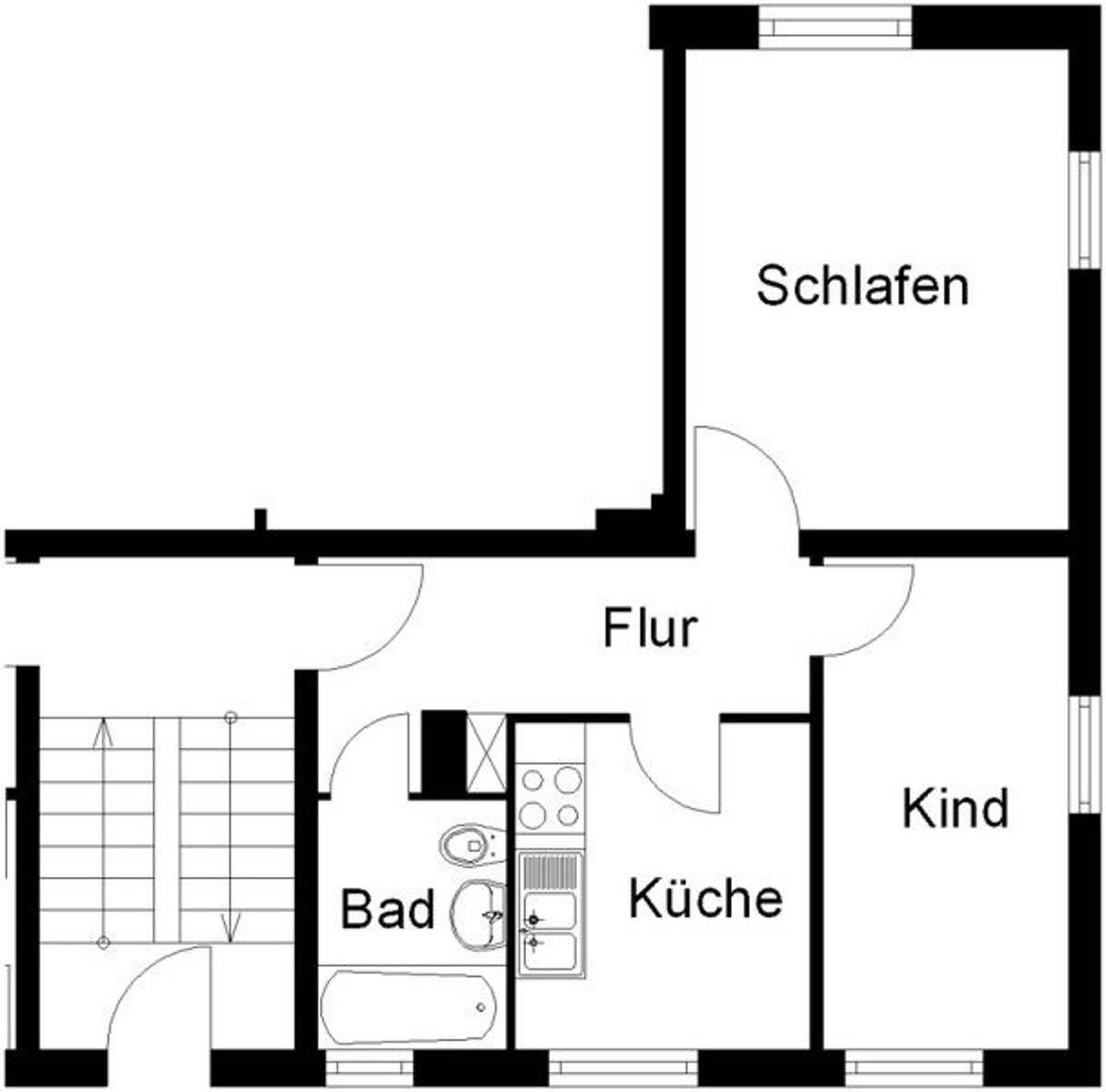 2 Raum Wohnung für Single oder Paar frei! – 49084 Osnabrück – Bild 1 von 4