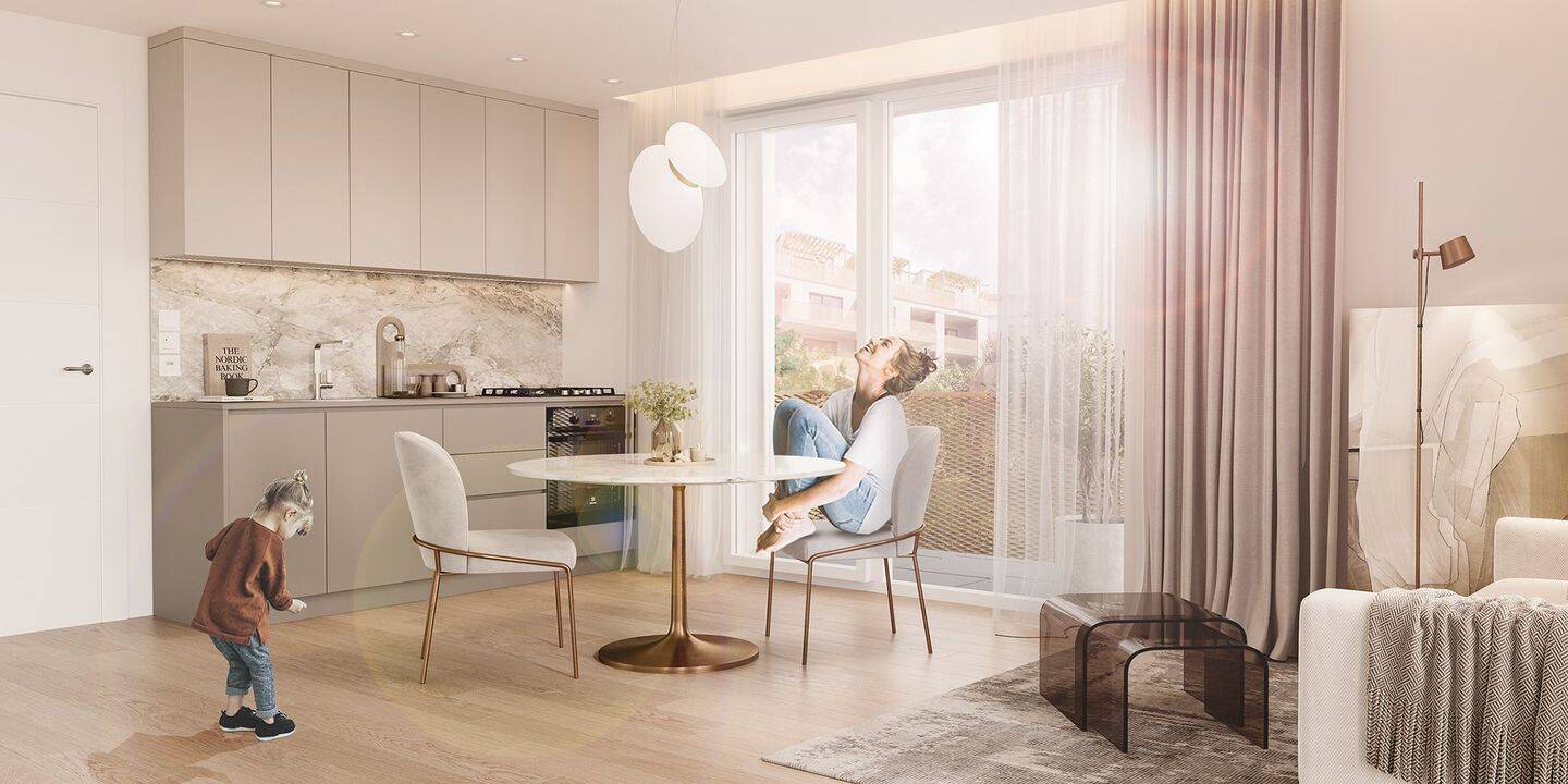 Kapitalanlage der Zukunft: stilvolle 2 Zimmer mit Dachterrasse und Fensterbad – Garching bei München – Bild 1 von 5