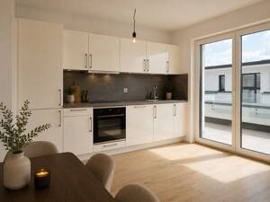 Mainz-Kastel: Penthousewohnung mit vier Zimmern, Küche, Balkon und Stellplatz – 55252 Wiesbaden – Vorschaubild 3