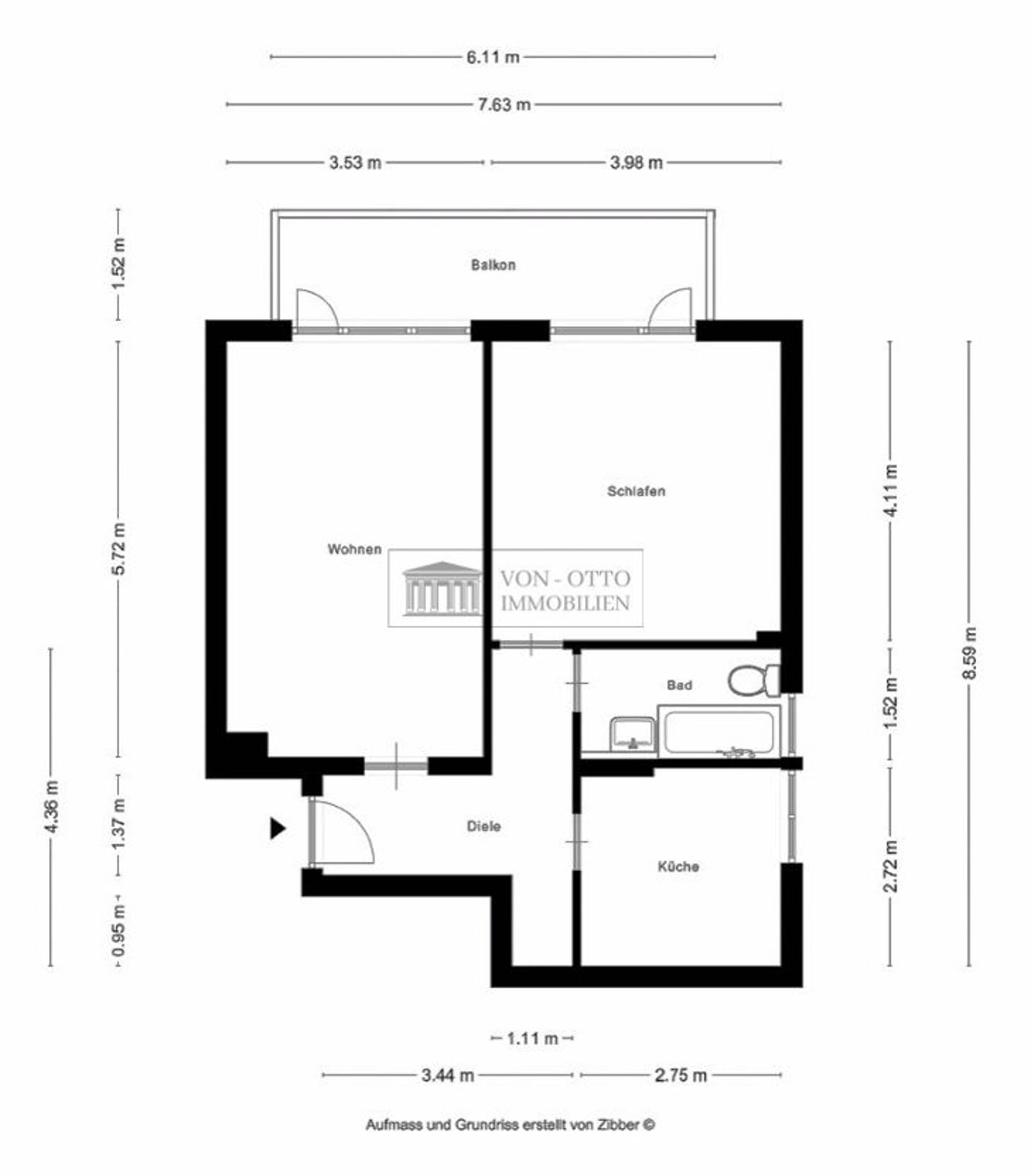 Etagenwohnung in 50733 Köln mit 60,05 m² kaufen