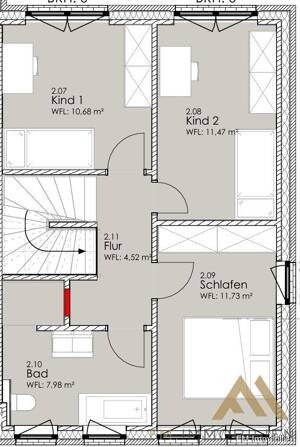 Exklusive Doppelhaushälfte in Oldenburg - Effizienzhaus 40 | 6 Zimmer | Carport | Neubau-Erstbezug – 26135 Oldenburg – Vorschaubild 3