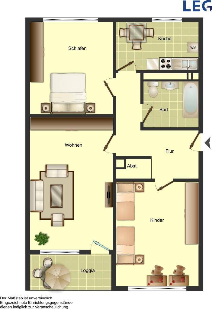 Platz für meine Familie in unserem modernen Wohnungsbestand + *GUTSCHEIN! – Monheim am Rhein – Vorschaubild 3