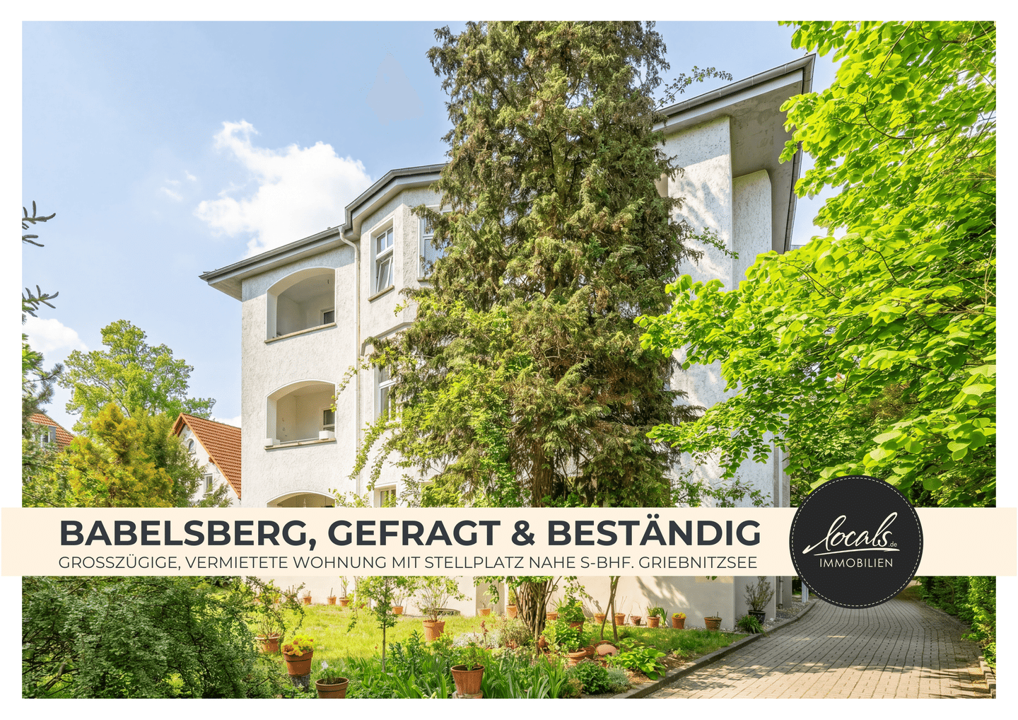 Altbaucharme in Babelsberg - großzügige 3-Zimmer-Wohnung nahe S-Bahnhof und Campus Griebnitzsee