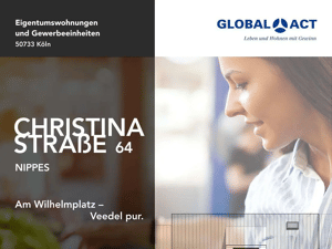 Attraktives Wohn- und Geschäftshaus am Wilhelmplatz – Christinastraße 64, Köln Nippes