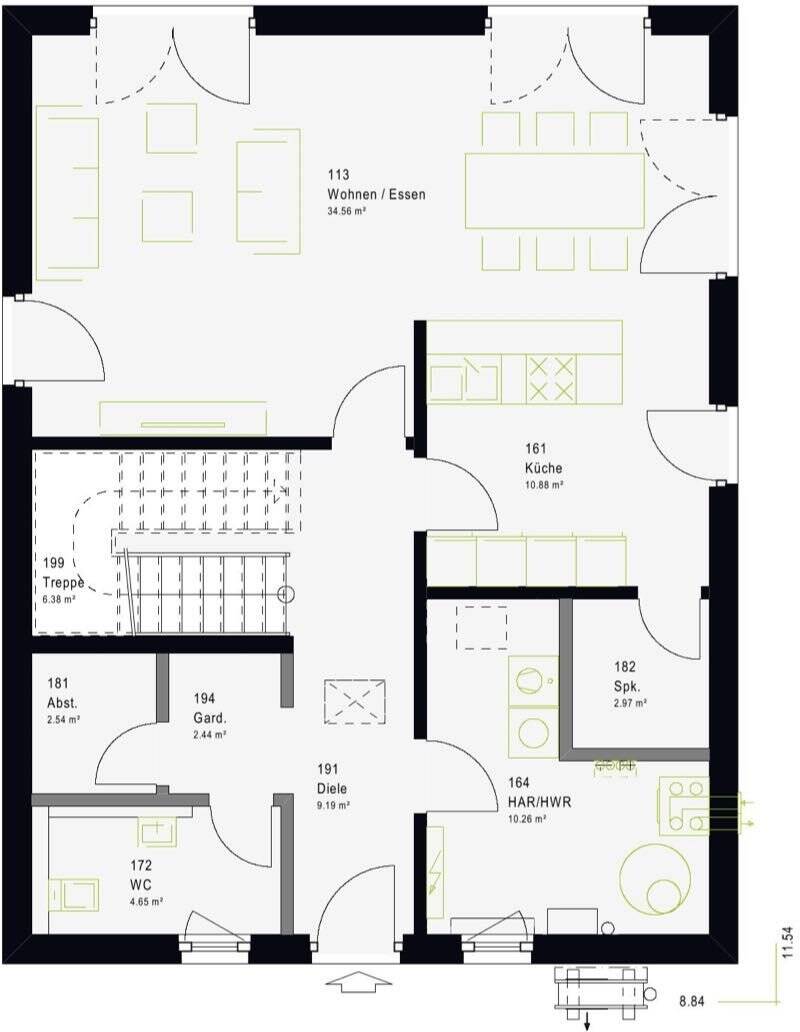 Das LifeStyle 13.09 W: die stattlichste Stadtvilla der Reihe - 35-m²-Wohnzimmer inklusive – Großkrotzenburg – Vorschaubild 2