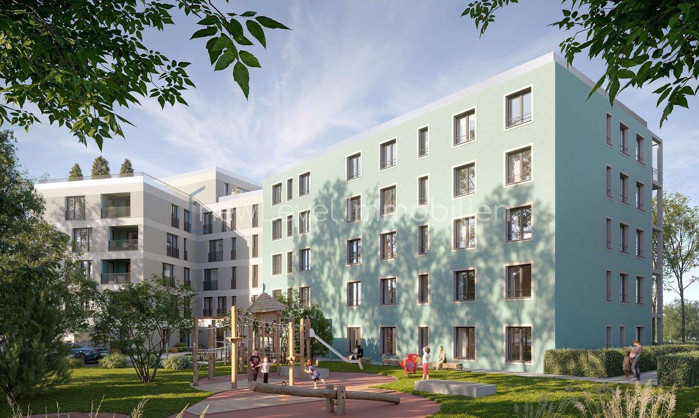 3-Zi. - Eigentumswohnung im ILLERPARK mit Loggia | 84,6 m² | Erstbezug (1.2.4) – Neu-Ulm – Vorschaubild 2