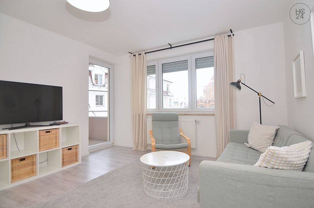 Modern möblierte 3-Zimmer-Wohnung mit Balkon und WLAN in Nürnberg Schoppershof