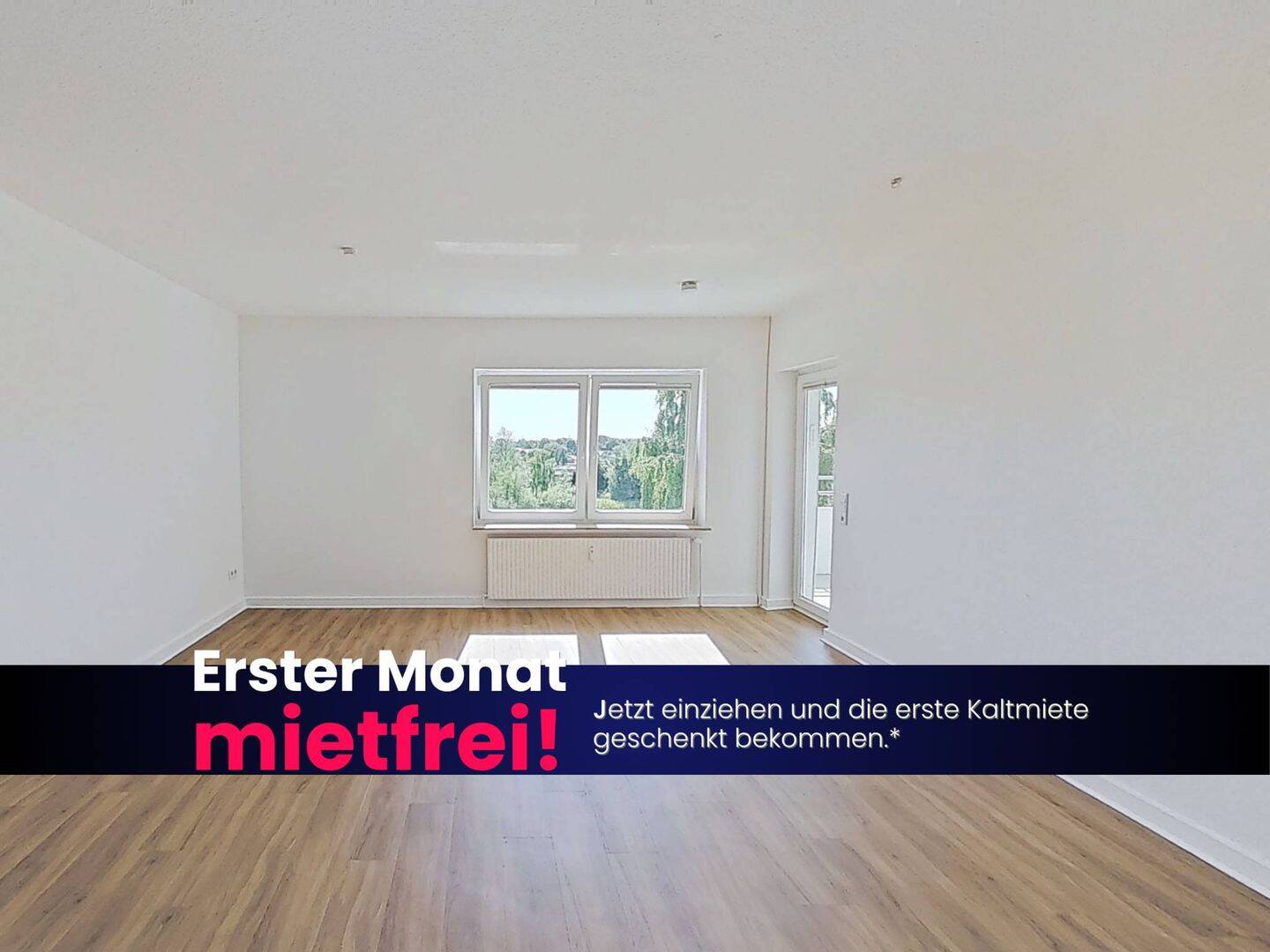 **1 NKM FREI** Große 2-Zimmer-Wohnung mit sonnigem BALKON und modernem Ambiente