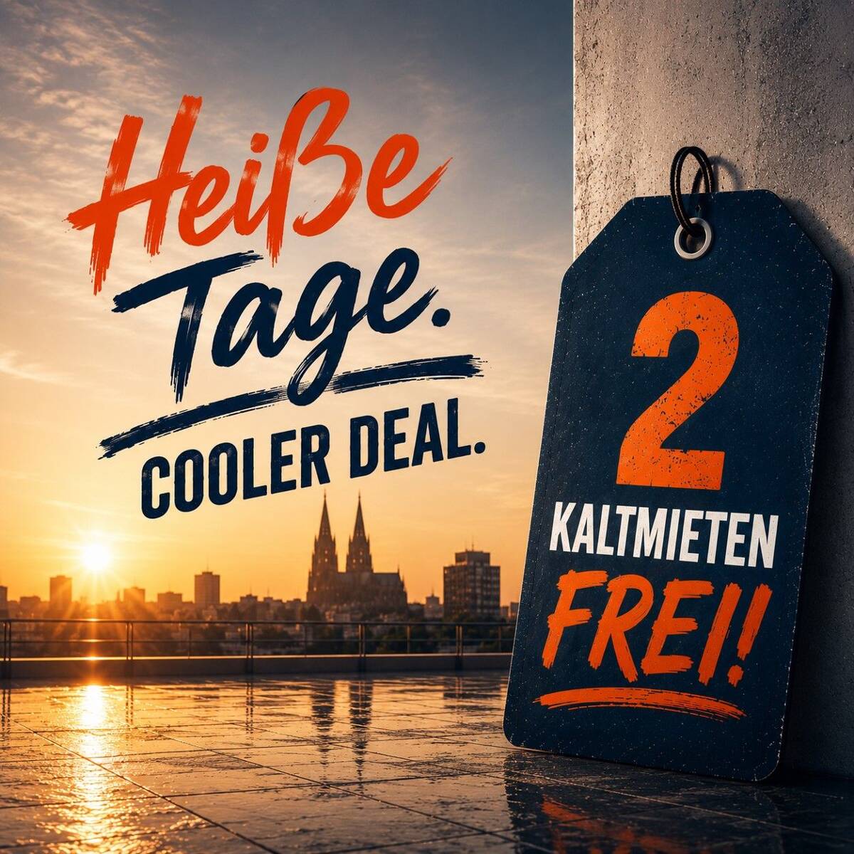Heiße TAGE - Cooler DEAL: Jetzt zwei Kaltmieten frei* – 39114 Magdeburg – Bild 1 von 8