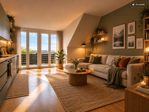 Attraktive 2,5 Zimmer Dach- Wohnung in traumhafter Lage – 97082 Würzburg – Vorschaubild 3