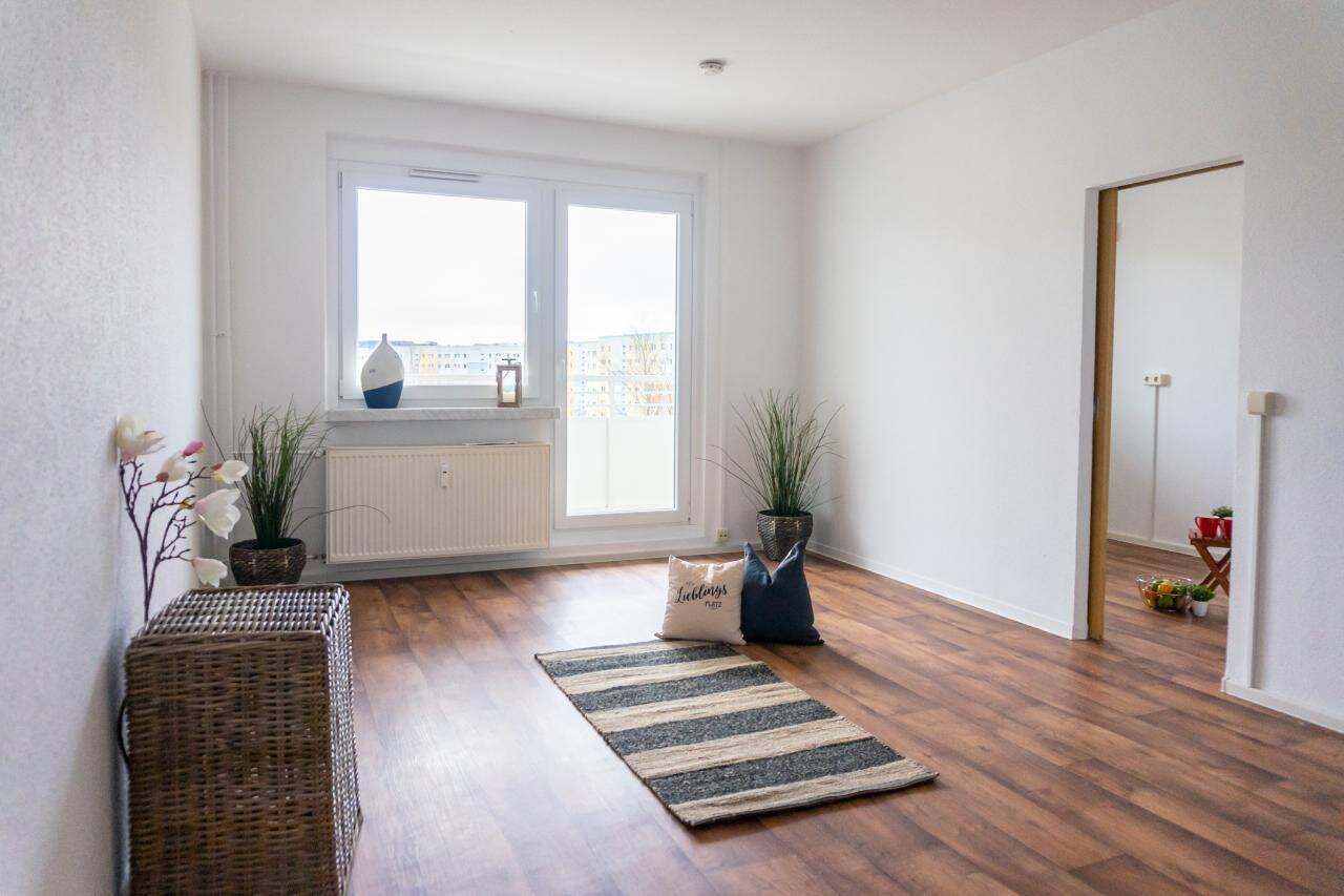 Modernisierte 3-Raum-Wohnung mit Balkon