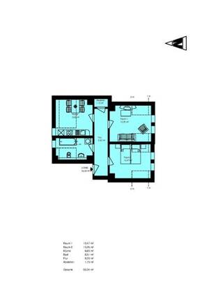 Zwei Zimmer und Einbauküche!!! – 4315 Leipzig – Vorschaubild 2
