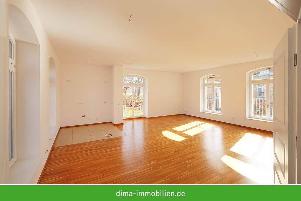 A+ NEUBAU-ERSTBEZUG: DG-Whg. mit Ausblick, Klimaanlage, Dachterrasse, EBK mgl., Stellplatz u.v.m. – Leipzig – Vorschaubild 4